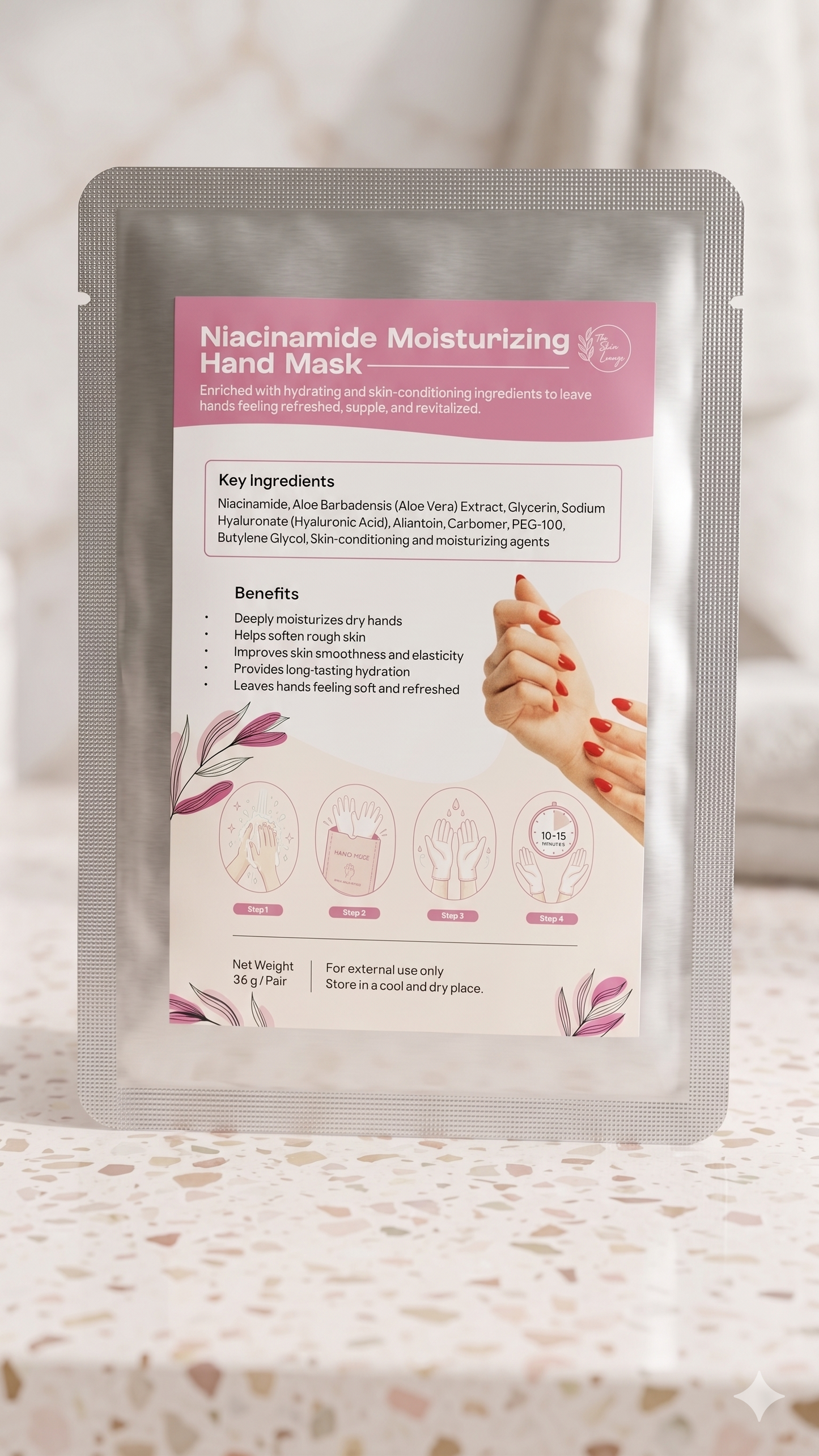Niacinamide Moisturizing Hand Mask + Goat Milk Nourishing Foot Mask